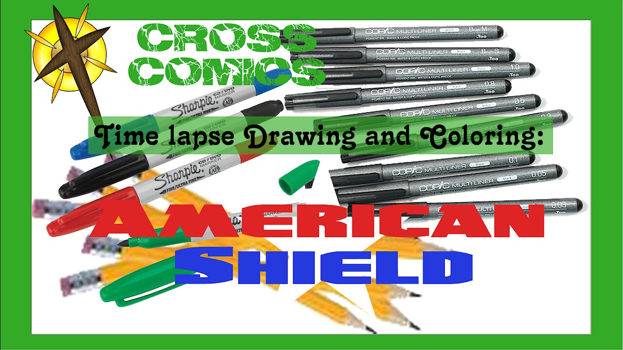 Time lapse Drawing and coloring for Independence day/ 4th of July