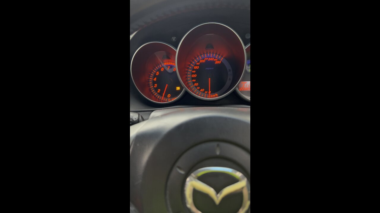 Mazdaspeed3 0-120 launch in wet