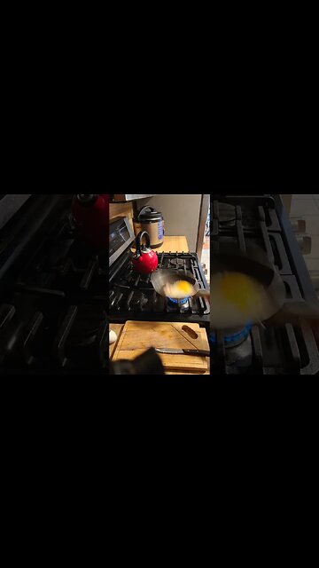 Starting the day off right! Egg sandwich made easy.