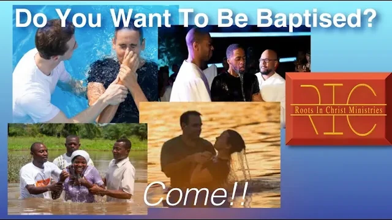 2333 (8/27/23) 35 - What God Has Revealed (Revelation 13:1-10); Choose Where You Will Be Baptized