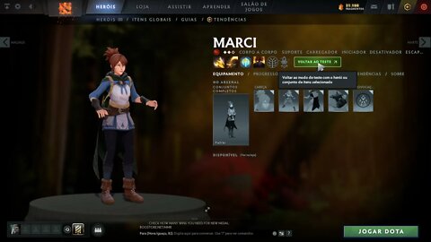 Testando o hero novo - Marci Dota 2 (Meio broken)