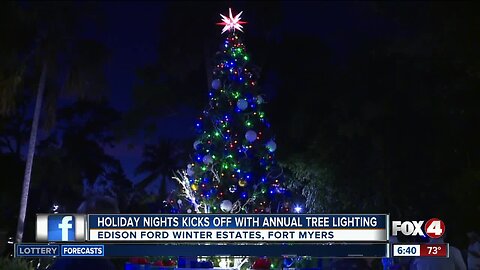 Holiday Nights kicks off at Edison Ford estates