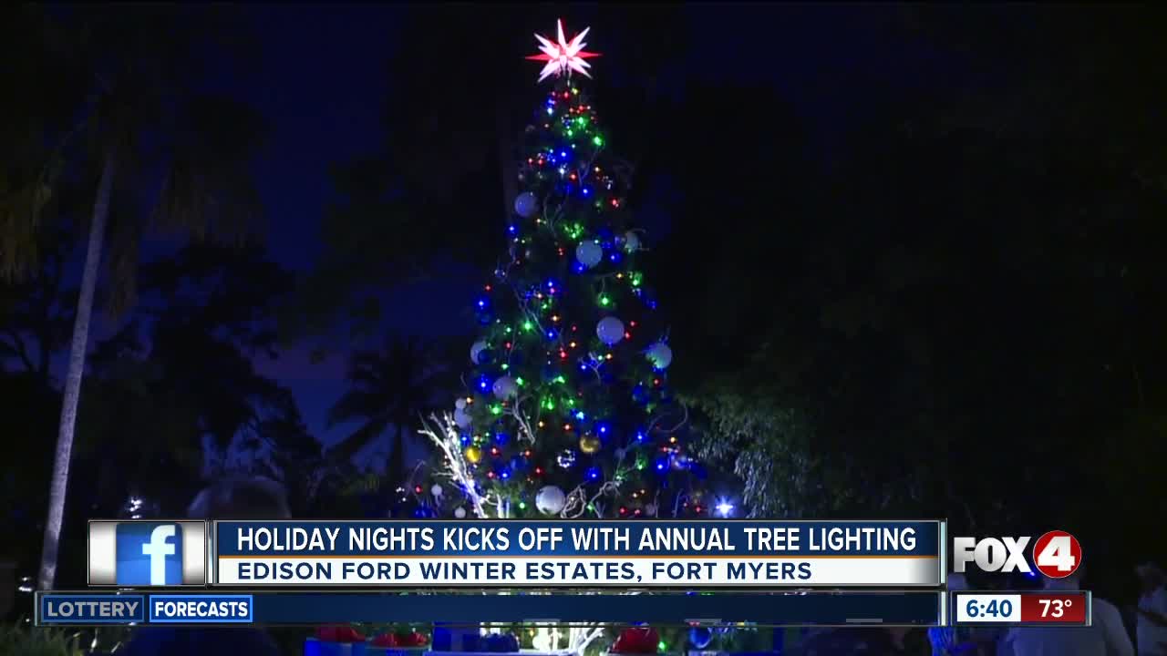 Holiday Nights kicks off at Edison Ford estates