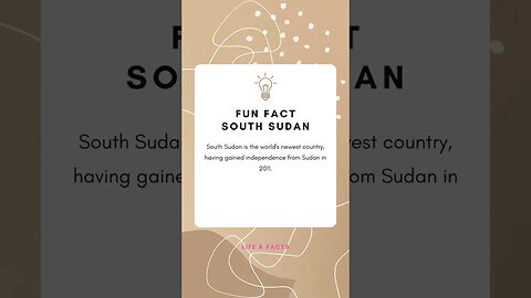 Fun Facts South Sudan