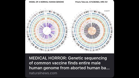 HORROR: Genetic Sequencing of Common Vaccines Contain Entire Male Human Genome