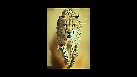 Cheetah 🐆 running Only one shot 👍