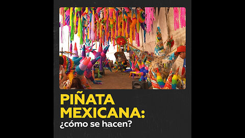 Piñata, protagonista de las fiestas navideñas en México