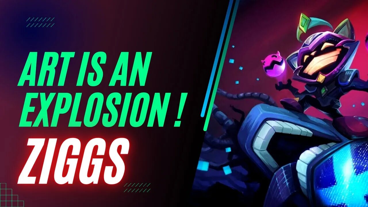 Ziggs - Art Is An Explosion ! Wild Rift Highlights Cinematic Edit Trailer !