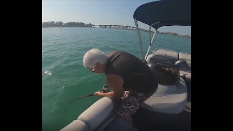 Two HUGE Stingrays kick my a&*