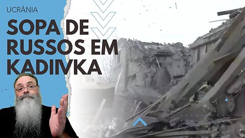 ATAQUE de HIMARS em KADIIVKA repete a ESCOLA 19 de MAKIIVKA, com SOLDADOS RUSSOS ao lado de MUNIÇÃO