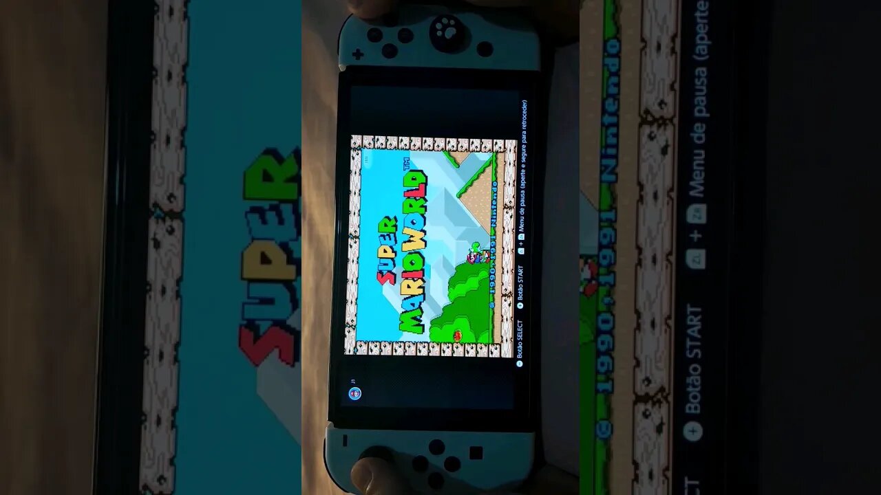 Super Mario World no Nintendo Switch OLED Gameplay #nintendoswitcholed #supermarioworld #short