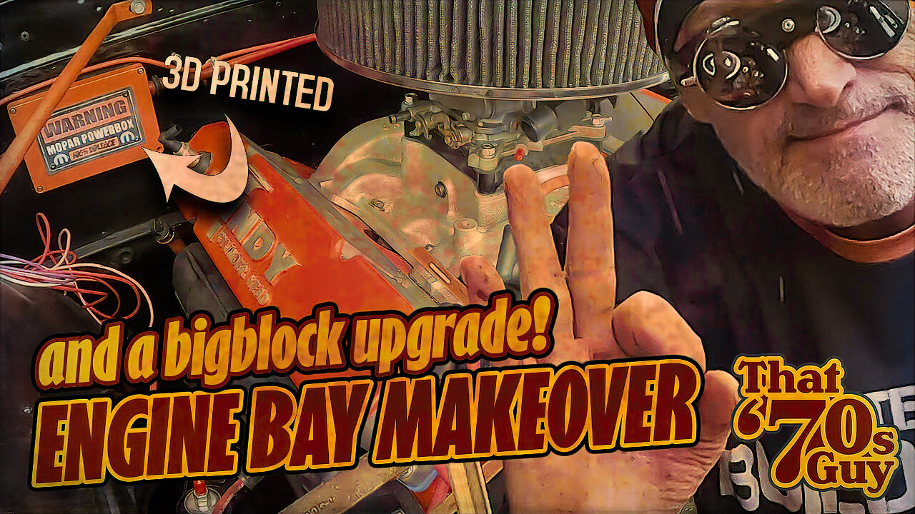 From Rust to Glory: Restoring a '72 Fury Engine Bay with simple DIY Techniques & Big Block Upgrade!