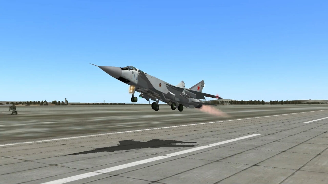 Mig-31 takeoff and landing | Lockon: Flaming Cliffs 2