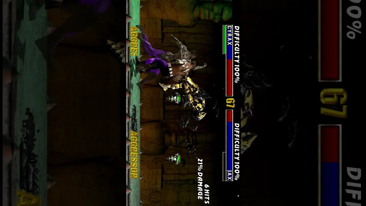 MK Remaster. cyrex vs jax #shorts