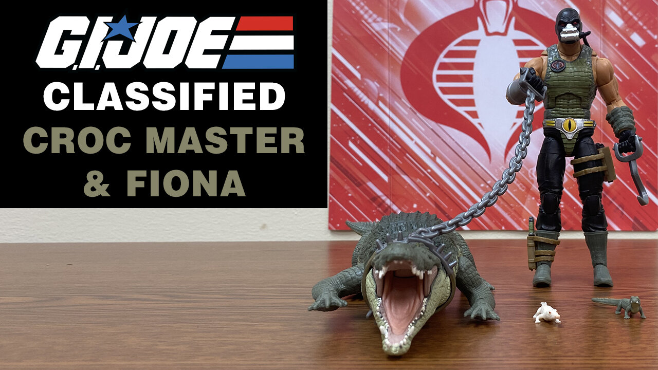 Croc Master & Fiona - G.I. Joe Classified - Unboxing and Review