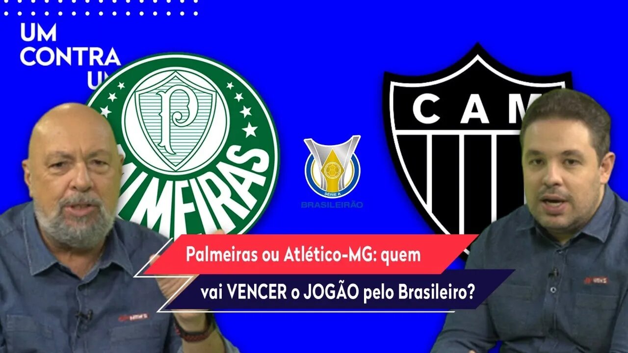 "Pode ME XINGAR, mas quem VAI GANHAR esse Palmeiras x Atlético-MG é o..." OLHA esse DEBATE!