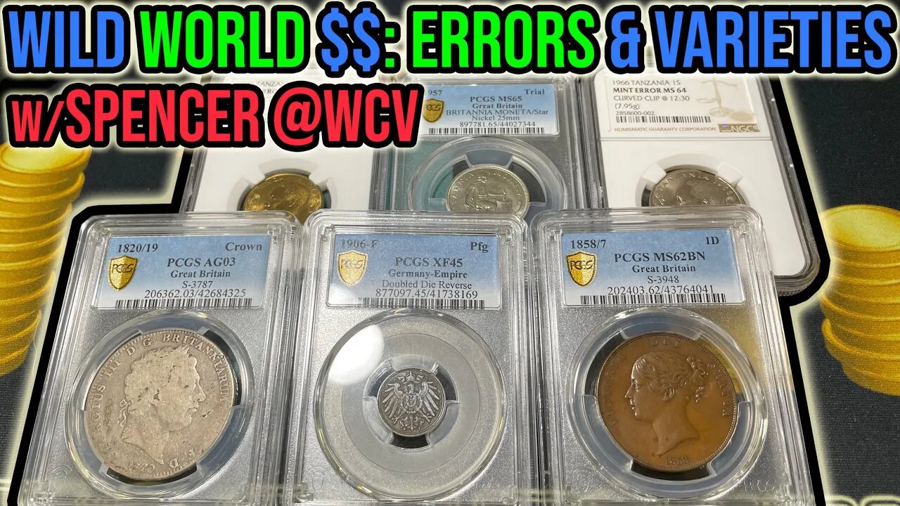 New Coin Collecting Discoveries: World Varieties (+Errors & Die Trial) - Cherrypicking Advice By WCV