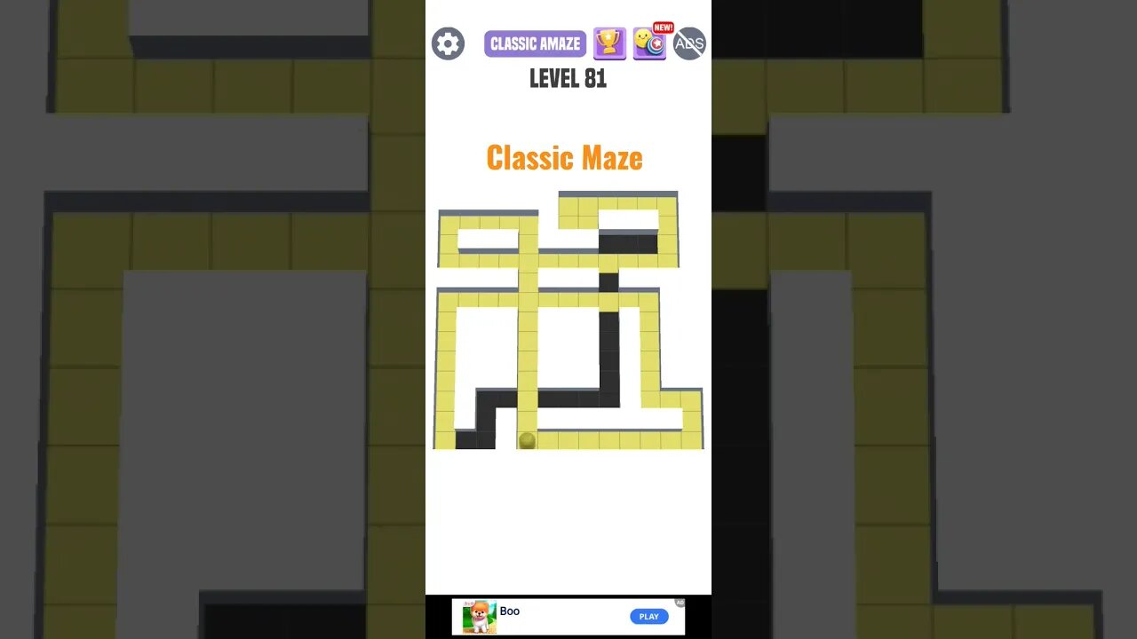 Classic Maze Level 81. #shorts