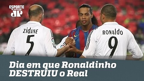 Lembrou Pelé! O dia em que Ronaldinho DESTRUIU o Real!