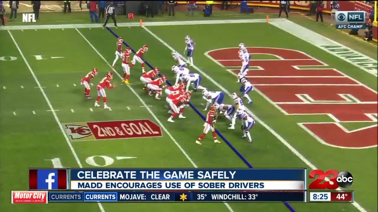 MADD encourages community to celebrate Super Bowl Sunday safely