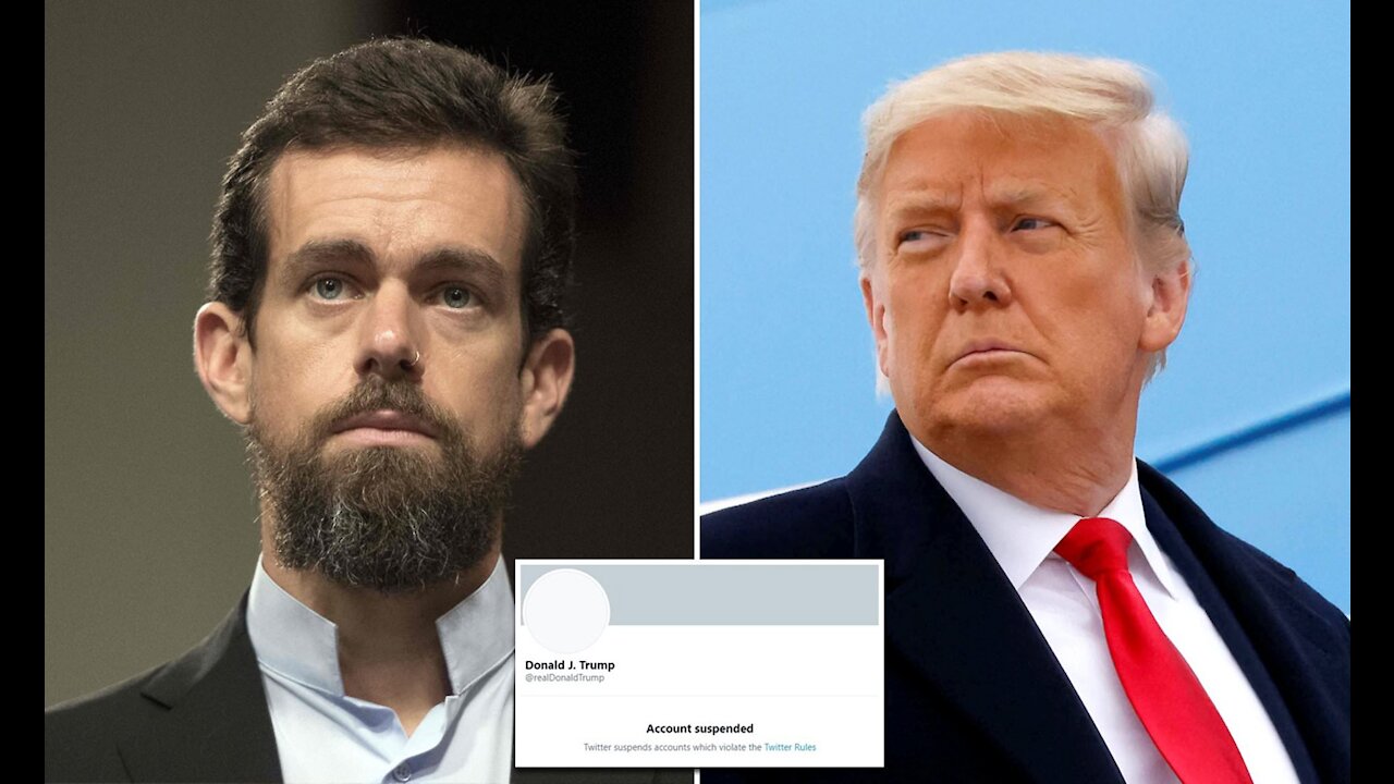 Jack Dorsey asked: "Did you personally decide to ban President Trump" by GOP lawmaker