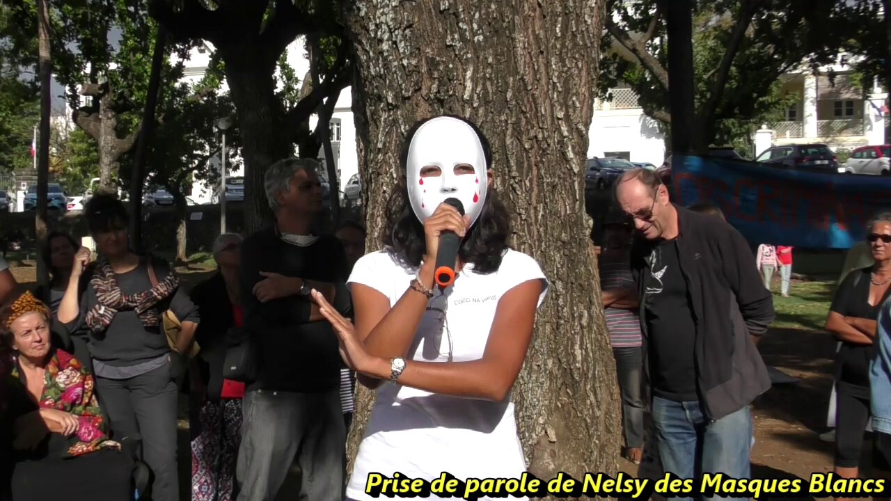 Prise de parole des Masques Blancs - Appel du 18 juin 2021 de la Préfecture de La Réunion