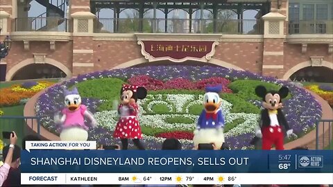 Shanghai Disneyland reopens with anti-virus controls