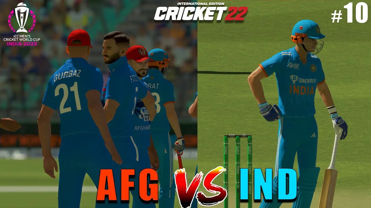 INDIA vs AFG - Naveen vs Kohli😎 - Cricket 22 ODI World Cup 2023