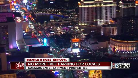 Caesars to begin charging for parking