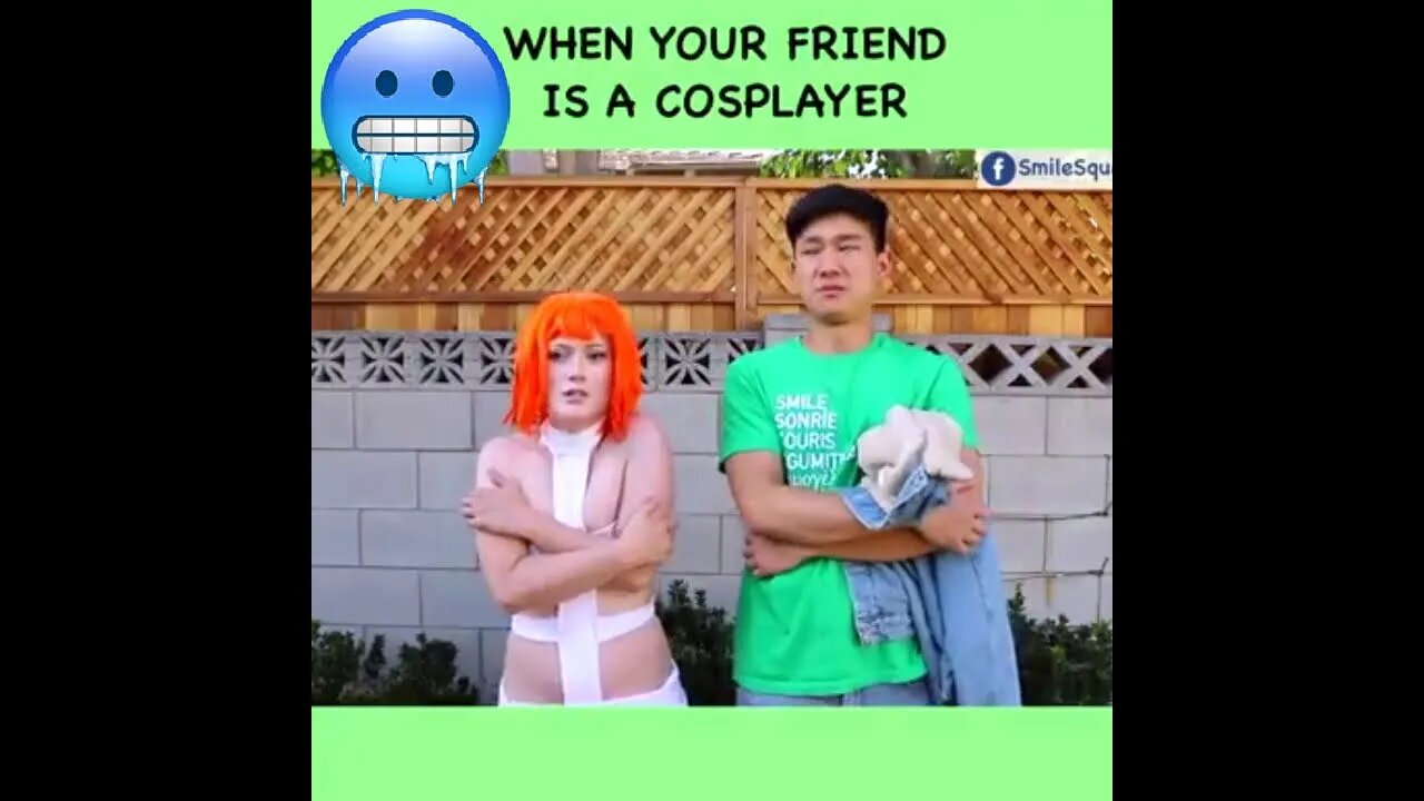 Friend Is a Cosplayer | Shivering cold