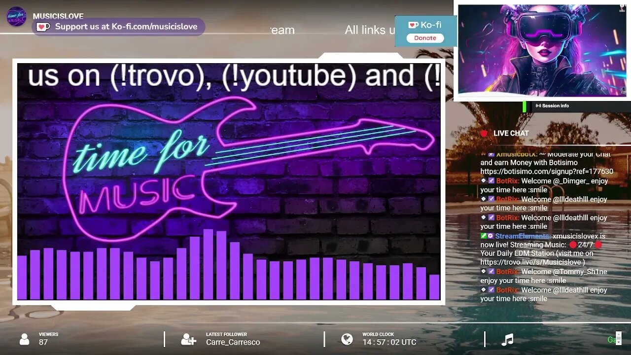 🔴24/7🔴 Your Daily EDM Station (visit me on https://trovo.live/s/Musicislov (Part 0/2)