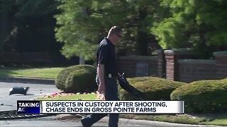 Suspects in custody after shooting, chase ends in Grosse Pointe Farms