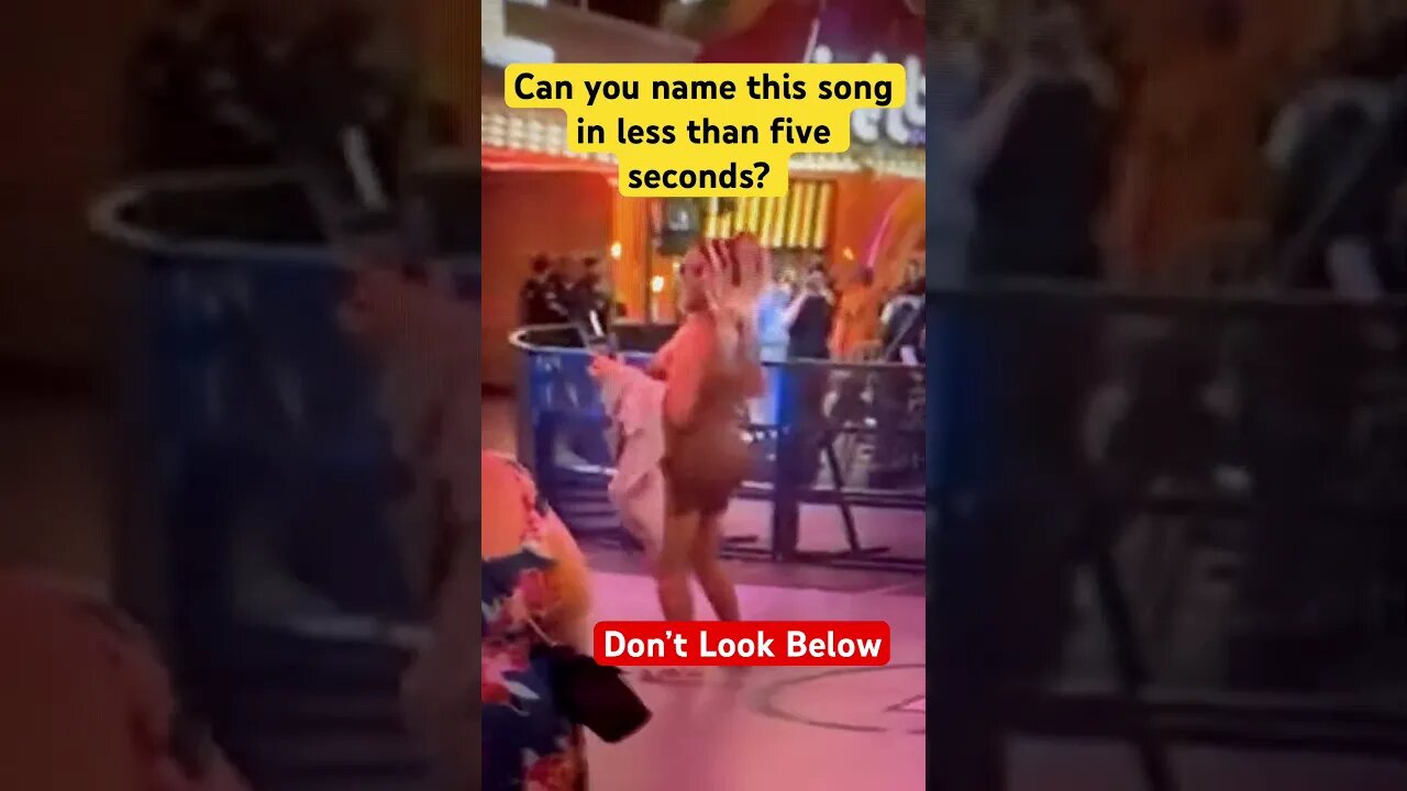 You have 5 seconds to name this song without looking below at the copyright information ￼