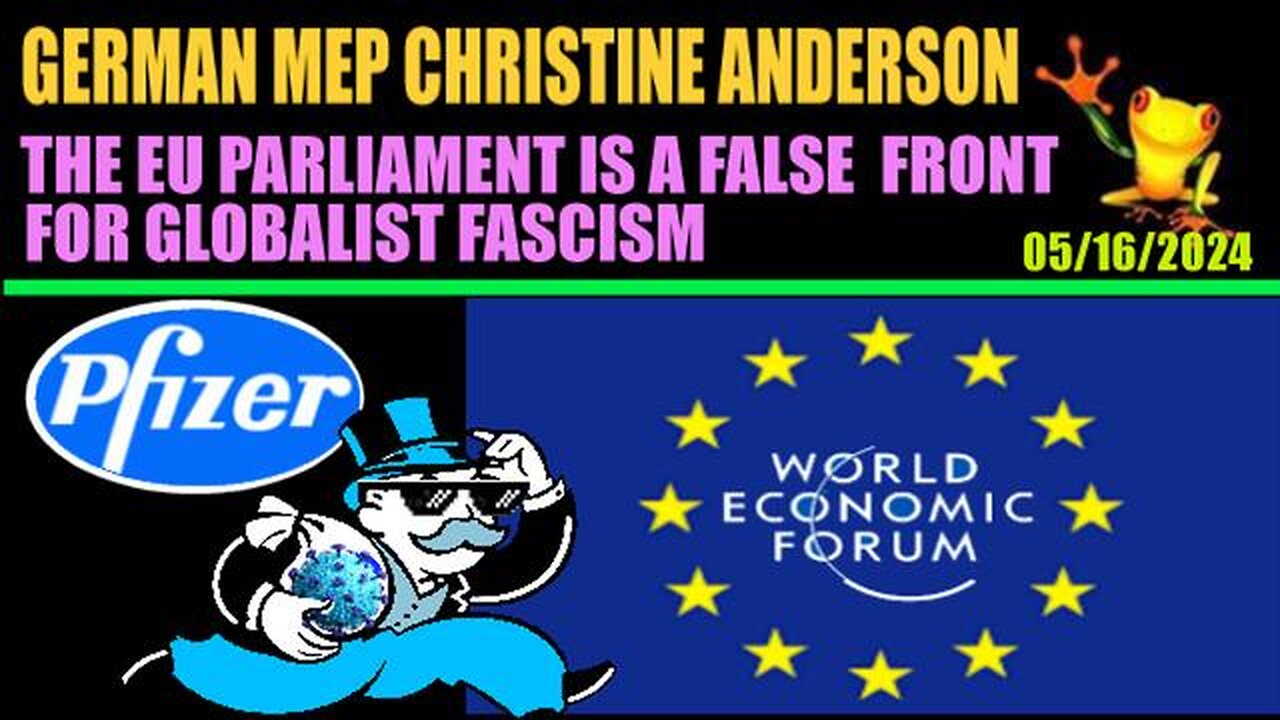 EU MEP CHRISTINE ANDERSON EXPLAINS THE EU PARLIAMENT IS AN ILLUSION OF DEMOCRACY.