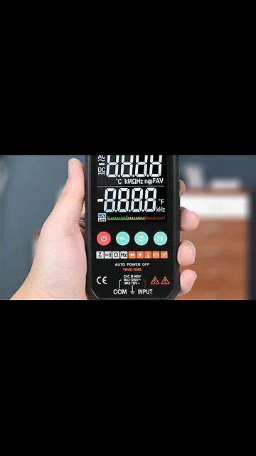 Digital Multimeter Professional Smart AC DC Voltmeter Auto Range