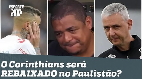 SERÁ? Vampeta está com MEDO do rebaixamento do Corinthians no Paulistão!