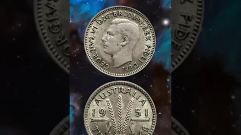 Australia 3 pence 1951.#shorts #coinnotesz