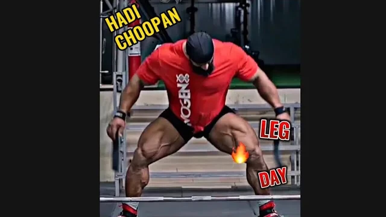 HADI CHOOPAN | LEG DAY BY THE PERSIAN WOLF 🐺