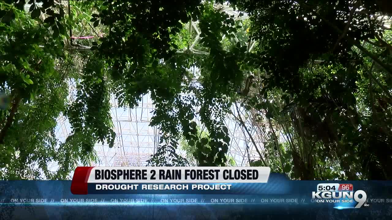 Biosphere 2 rainforest to close for major drought study