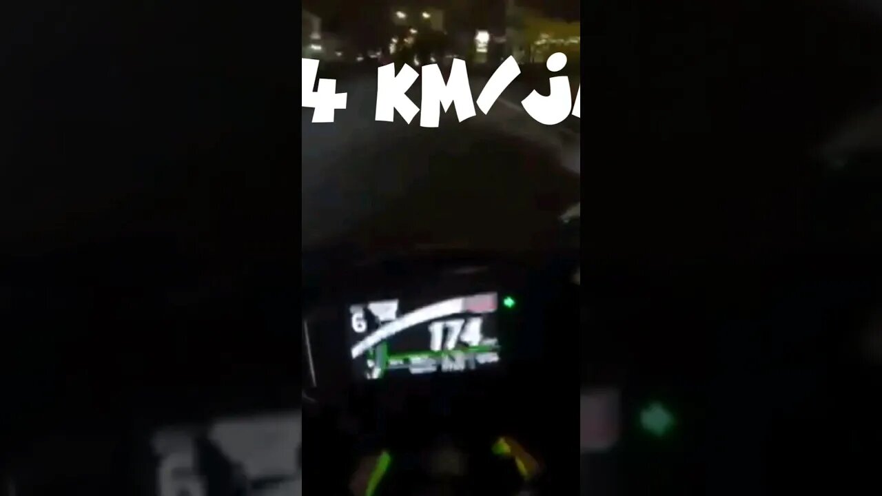 unbelievable 174km/h | zx25rr | by :kenung #motogprider #superbike #automobile