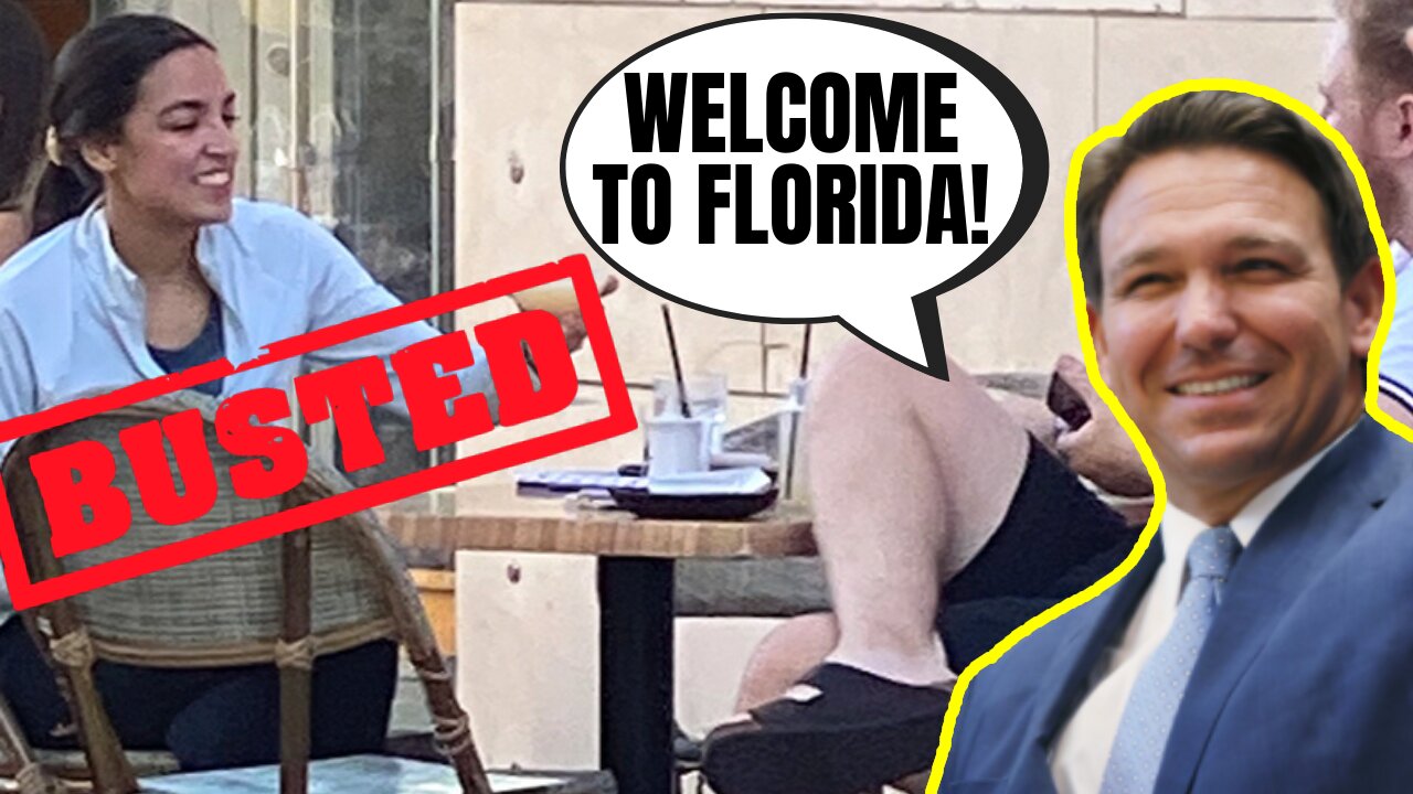 AOC Caught Maskless In Florida While New York Has Record COVID Cases | Ron DeSantis Is LAUGHING