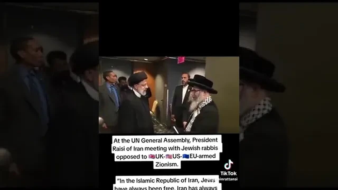 #Iran President #Raeisi Met With Anti-Zionist #Jewish #Rabbi #NewYork #UNGA #USA #America