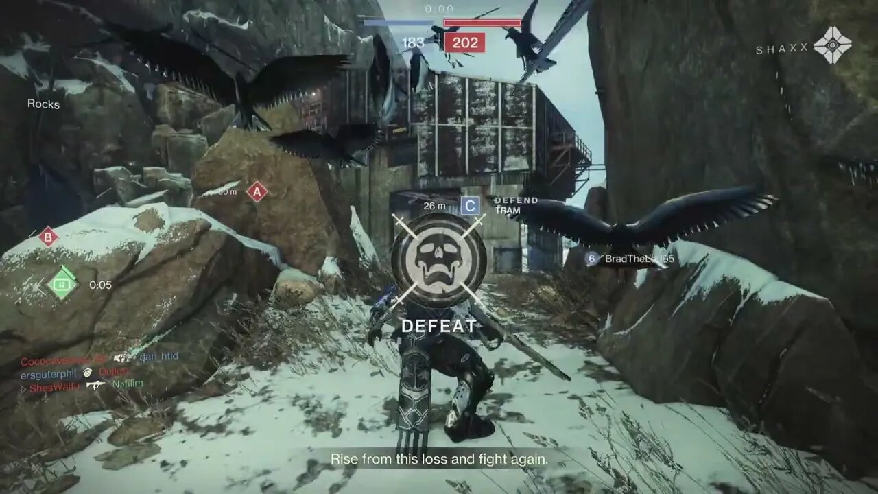 Destiny 2 When you defeat the dude teanagging you