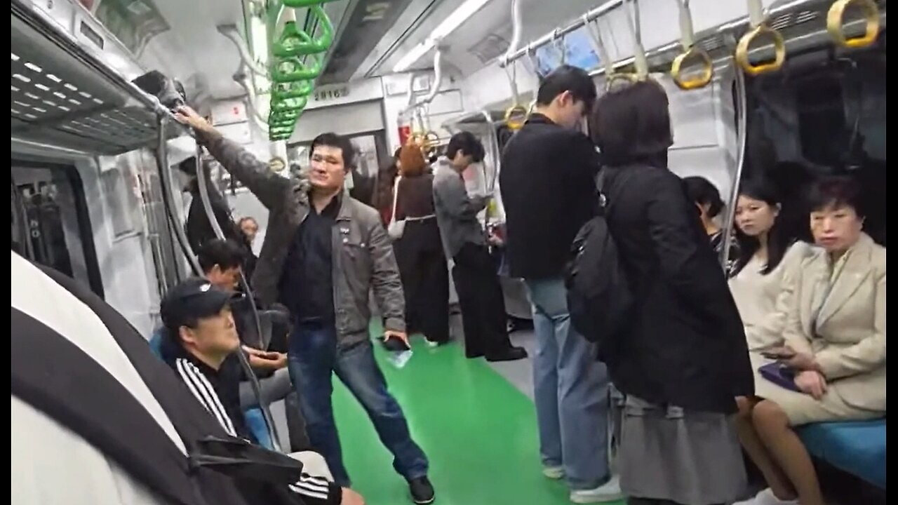 IP2 Stories - Johnny Somali Pressed By Two Guys On The Train in Korea! Presses Back