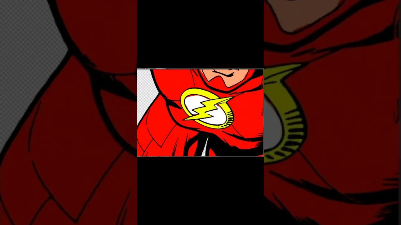 Art With an Edge Flash coloring short #dccomics #Flash #theflash