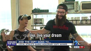 Miles Taylor earns honorary ESPY award