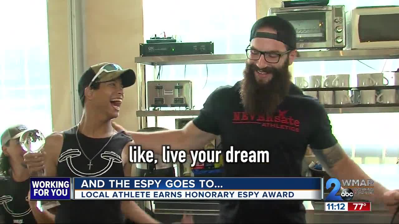 Miles Taylor earns honorary ESPY award