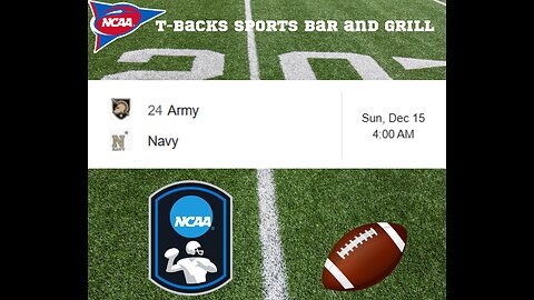 T-Backs Sports Bar and Grill Sports Schedule and Hot Dog Special for Sunday Dec 15, 2024