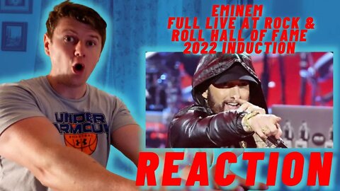 Eminem - Full Live at Rock & Roll Hall of Fame 2022 Induction((IRISH REACTION!!))