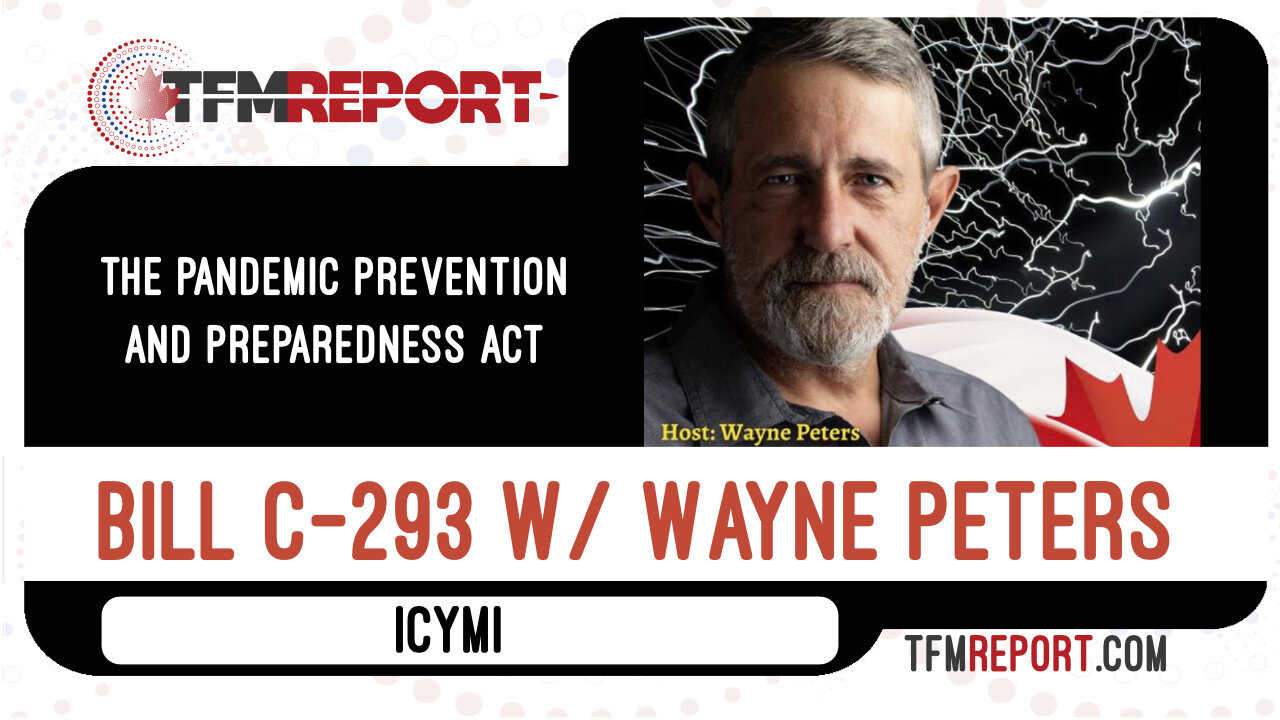 Bill C-293 with Wayne Peters